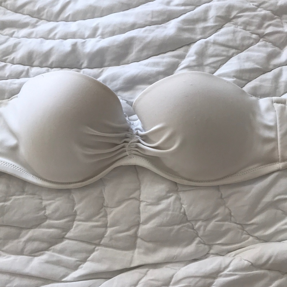 Victoria’s Secret swim top 34B white strapless